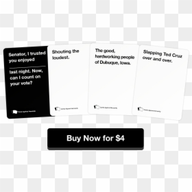 Cards Against Humanity Png - Trump Pack Cards Against Humanity, Transparent Png - shouting png