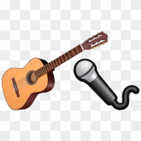 And Mic Revolution Community - Guitar And Microphone Clipart, HD Png Download - guitar clip art png