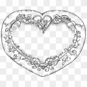 Clip Royalty Free With Hands Drawing At Getdrawings, HD Png Download - heart drawings png