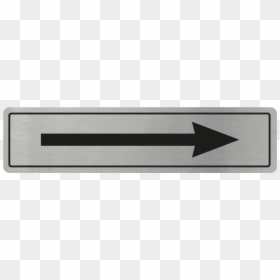 Arrow Door Sign - Sign, HD Png Download - silver arrow png