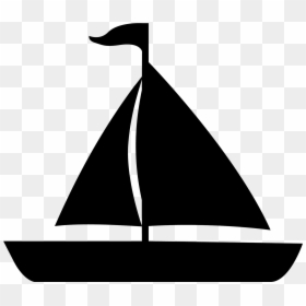 Clip Art Free Download - Silhouette Boat Clipart, HD Png Download - boat emoji png