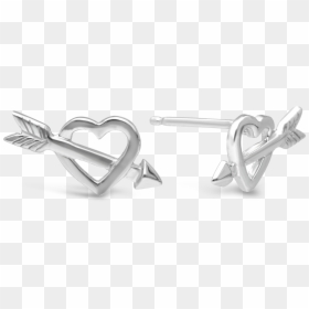 Earrings, HD Png Download - silver arrow png