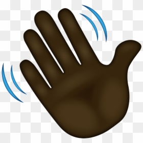 Sign, HD Png Download - waving hand emoji png