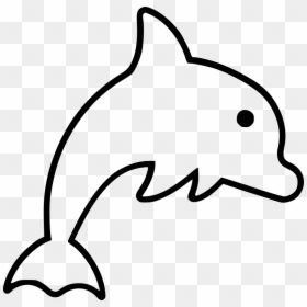 Scalable Vector Graphics , Png Download - Dolphin Outline Png ...