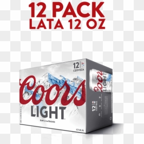 Coors 12 Pack Lata - Box, HD Png Download - coors png