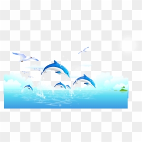 海豚, HD Png Download - dolphin vector png