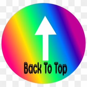 Scroll Back To Top - Circle, HD Png Download - gay symbol png