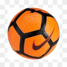 Clip Art Red And Black Soccer Ball - Nike Strike Football Orange, HD Png Download - soccer ball transparent png