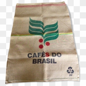Burlap Sack "cafés Do Brasil - Diy Acoustic Panels Coffee Sacks, HD Png Download - burlap background png
