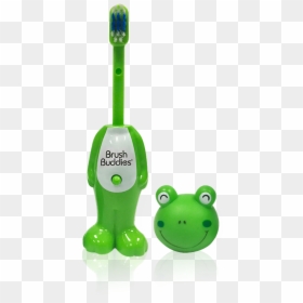 Brush Buddies Toothbrush, HD Png Download - frog emoji png