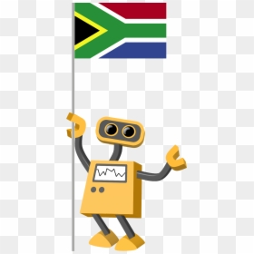 Robot With Stop Sign, HD Png Download - africa transparent png