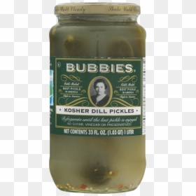 Pickle Jar Png , Png Download - Bubbies Pickles, Transparent Png - pickle jar png