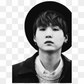 Suga Bts Black And White , Png Download - Bts Suga Sad, Transparent Png - suga bts png