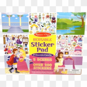 Reusable Sticker Pad Princess Castle, HD Png Download - royal banner png