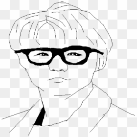 Sketch, HD Png Download - suga bts png