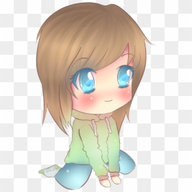 Cute Chibi Girl By Krinah On Clipart Library, HD Png Download - chibi girl png