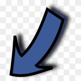Emblem, HD Png Download - blue curved arrow png