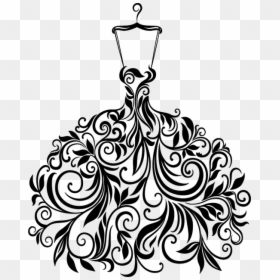Vector De Xv Años , Png Download - Silhouette Lady In Dress, Transparent Png - dress vector png