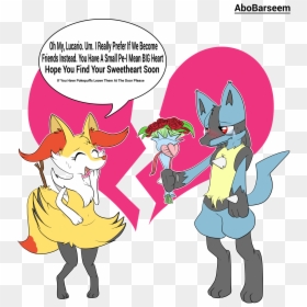 Lucario Rejected By Braixen - Small Penis Humiliation Animated, HD Png Download - braixen png