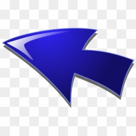 Transparent Cursor Arrow Png - Emblem, Png Download - blue curved arrow png