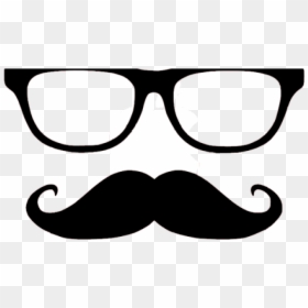 Fake Mustache Cliparts - Glasses With Mustache Png, Transparent Png - fake mustache png
