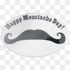 Happy Moustache Day Event Button Museum - Teacher In The World Certificate, HD Png Download - fake mustache png