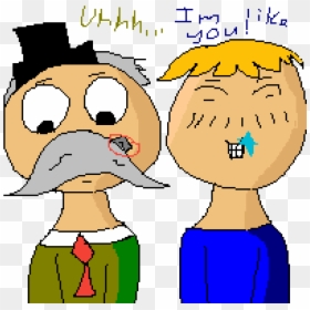 Cartoon, HD Png Download - fake mustache png