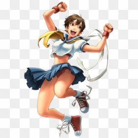 Character Profile Wikia - Street Fighter Sakura Kasugano, HD Png Download - street fighter sakura png