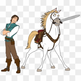 Maximus Tangled Clipart, HD Png Download - tangled pascal png