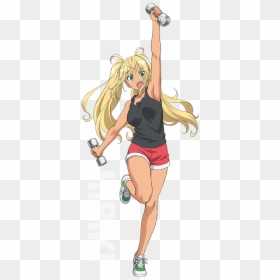 Dumbbell Nan Kilo Moteru - Heavy Are The Dumbbells You Lift Characters, HD Png Download - street fighter sakura png