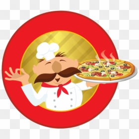 Transparent Food Clipart - Pizza, HD Png Download - plate clipart png