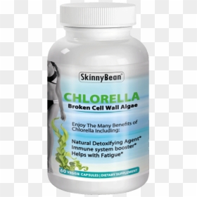 Skinny Bean Chlorella Pure Broken Cell Wall Algae Capsules - Nutraceutical, HD Png Download - cell wall png