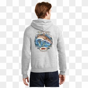 Red Fish Hoodie - Hoodie, HD Png Download - red fish png