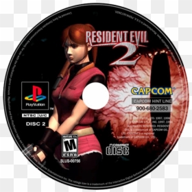 Transparent Resident Evil 7 Png - Resident Evil 2 Leon Disc Png, Png Download - resident evil leon png