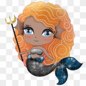 Transparent Sirena Png - Cute Halloween, Png Download - flounder little mermaid png