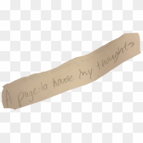 #paper #thoughts #lost #page #notebook #paper #freetoedit - Calligraphy, HD Png Download - notebook page png