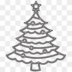 Christmas Tree Clip Art Template Christmas Day Coloring - Christmas Tree Clipart Template, HD Png Download - christmas tree branches png