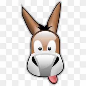 Emule - Donkey Logos Funny Clipart, HD Png Download - donkey head png