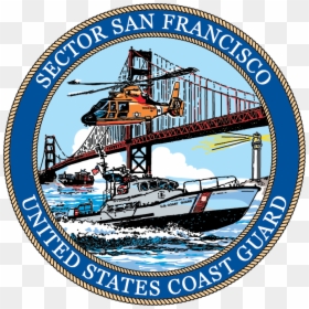 Uscg Sector San Francisco - Uscg Sector San Francisco Logo Png, Transparent Png - us coast guard logo png