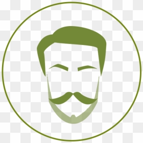 Beardstache It Works Well On Most Face Shapes But Requires, HD Png Download - tache png