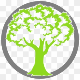 Clip Art Tree Nature Circle Free - Green Tree Logo Png, Transparent Png - plant logo png
