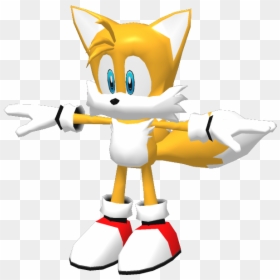 Sonic Heroes Tails , Png Download - Miles Tails Prower Model, Transparent Png - sonic heroes logo png