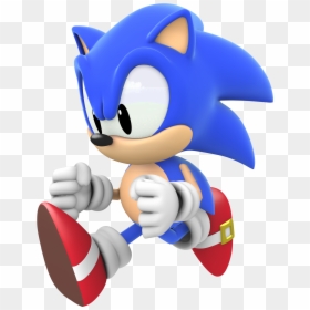 Sonic Png Running - Classic Sonic, Transparent Png - vhv