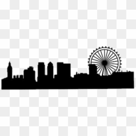 #london #silhouette #cityscape #londonsilhouette - London Sky Line Mary Poppins, HD Png Download - london silhouette png