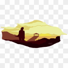 Pathway Clipart Mountain Road - Silhouette, HD Png Download - tennessee silhouette png