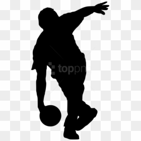 Free Png Sport Bowling Silhouette Png - Silhouette Bowling Clipart, Transparent Png - sports silhouette png