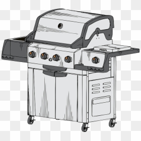 Bbq Grill Clip Art, HD Png Download - grill silhouette png