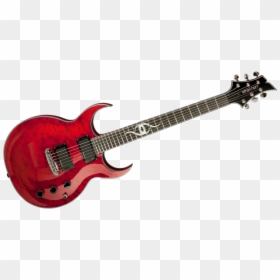 Acoustic Electric Guitar - Rock Guitar Png, Transparent Png - electric guitar silhouette png