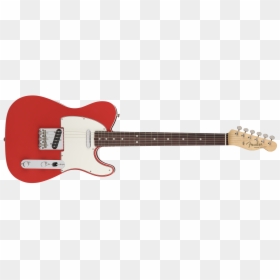 Fender Squier Bass Red, HD Png Download - electric guitar silhouette png