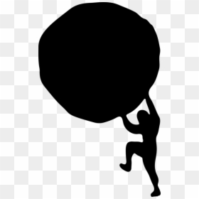 Line - Sisyphus Png, Transparent Png - people running silhouette png